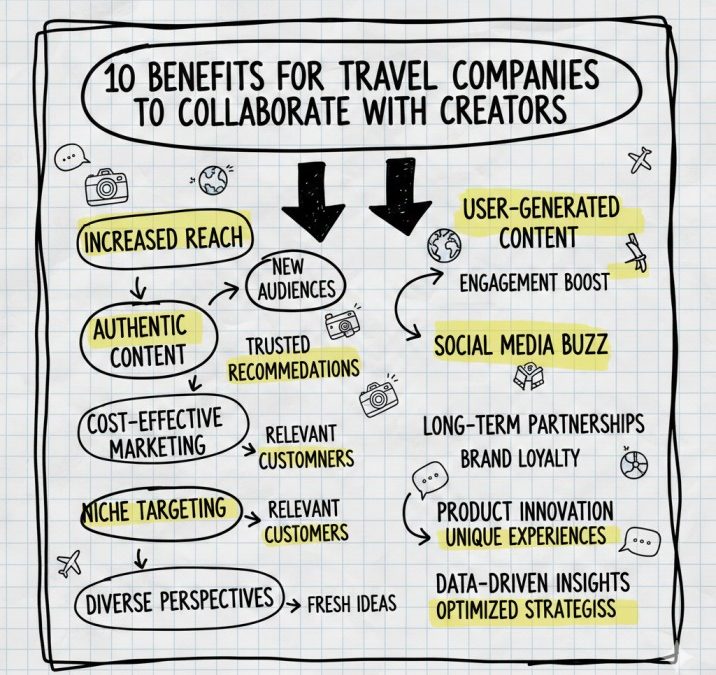 10 Benefits for Travel Companies to Collaborate With Creators